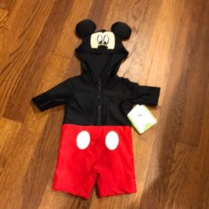 NWT Newborn Mickey Mouse Bathing Suit